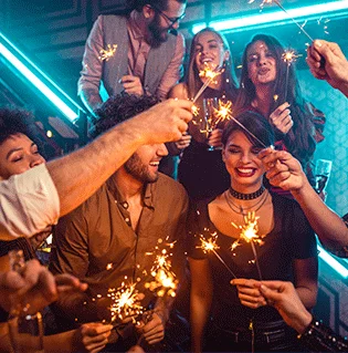 Party night venue in Ilford, London available for hire.