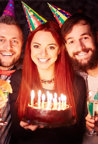 Party venues near London arranged for birthday celebrations.