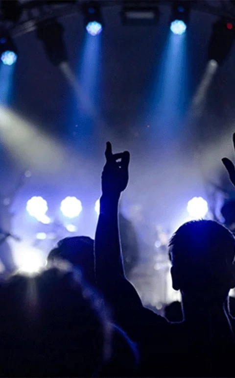 Corporate event arranged inside modern party halls in London.