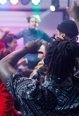 Cultural event hosted in party halls for hire.