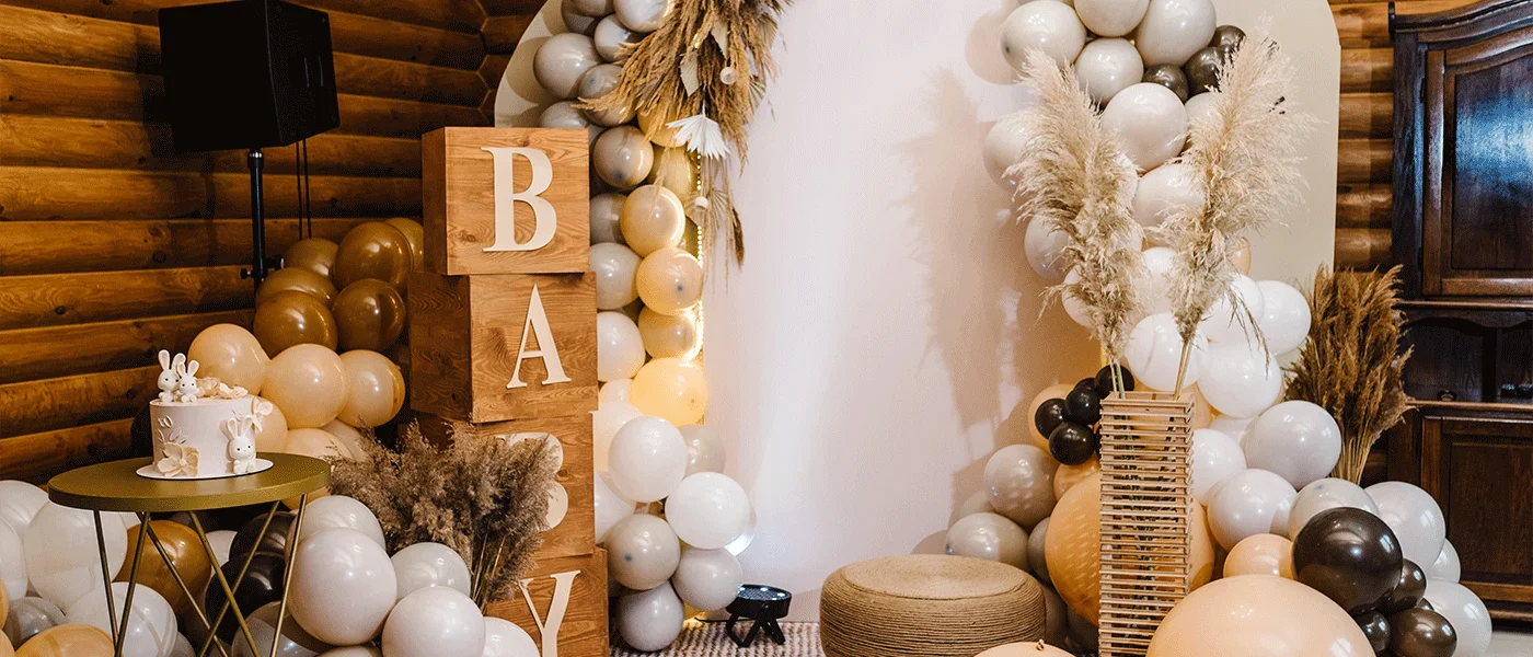 Top venues for baby shower in London with stylish event setup