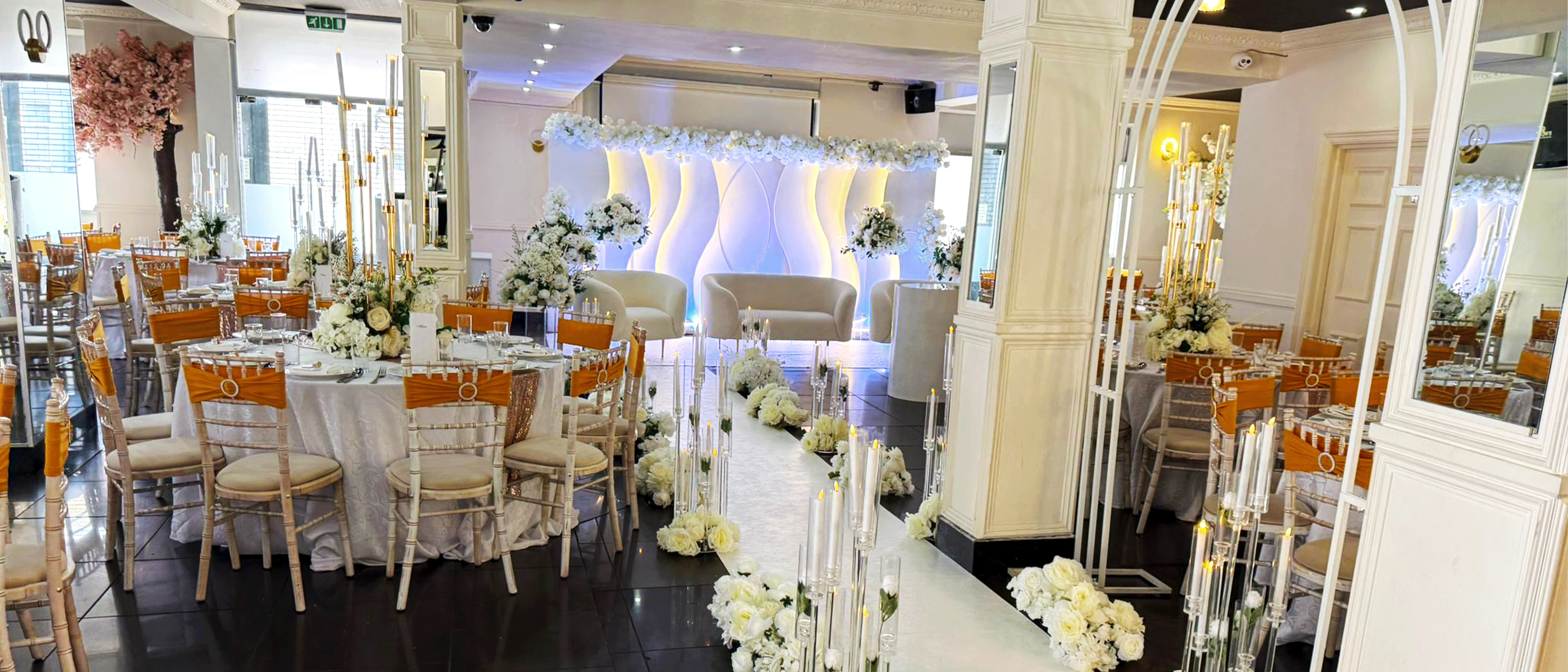 Customisable event space inside a dry hire venue in London